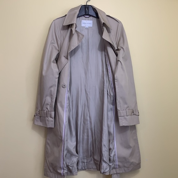 Banana Republic | Golden Beige Water-Resistant Classic Twill Lined Trench Coat M - Picture 16 of 17